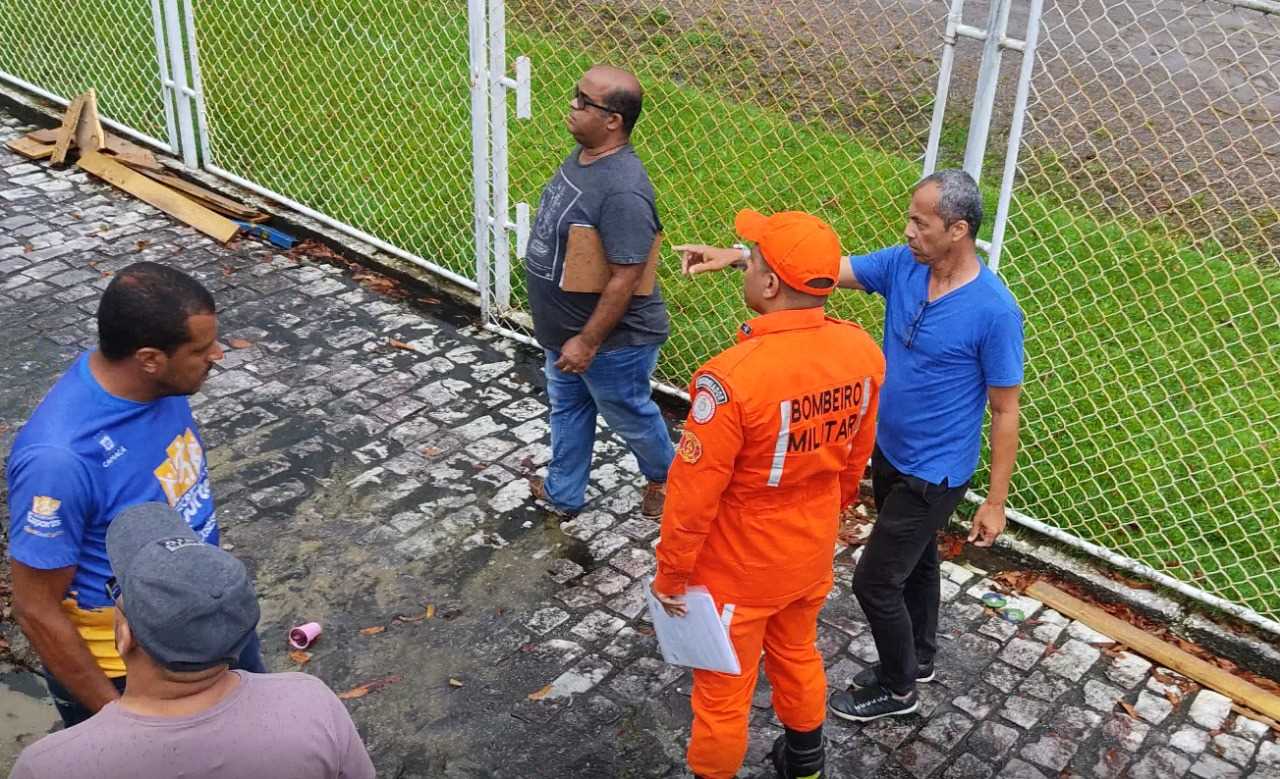 Camacã: Bombeiros fazem vistorias no Estádio Ribeirão e laudos são aprovados para jogos do campeonato baiano